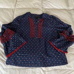 J.Crew bell sleeve blouse